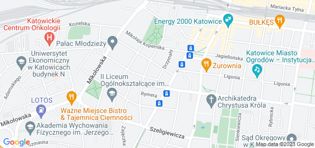 Mapa dojazdu DOMBUD S.A. Katowice