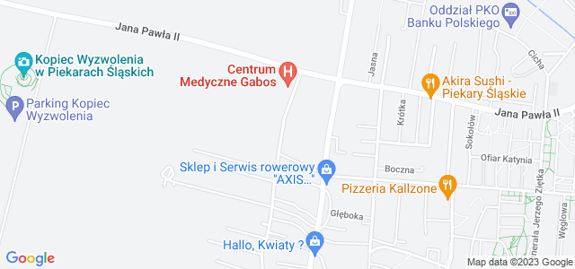 Mapa dojazdu Muskatos - polski producent eleganckich obrań dla chłopca Katowice