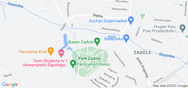 Mapa dojazdu ORW Zadole Katowice