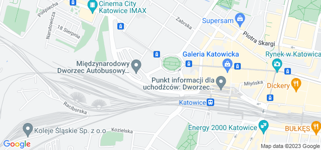Mapa dojazdu Sąd Rejonowy Katowice-Zachód Katowice