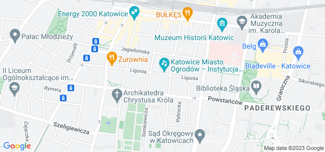 Mapa dojazdu Teatr Korez Katowice