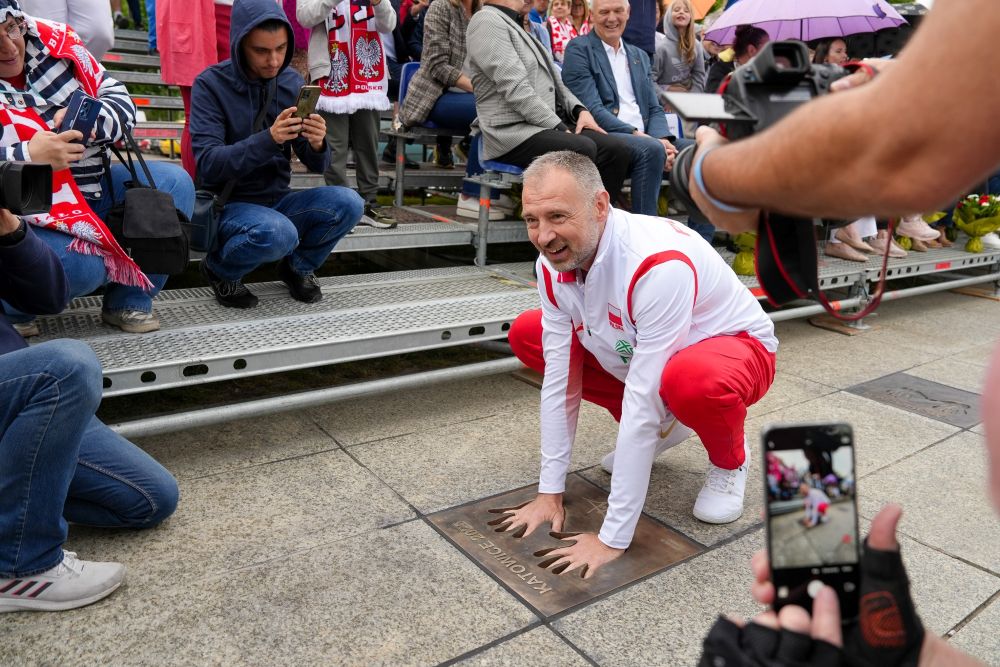 Katowice uhonorowały siatkarskie legendy. Aleja Gwiazd rośnie w siłę - fotoreportaż