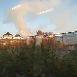 Pożar na terenie zabytkowej lokomotywowni w centrum Katowic!