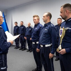 Generał nagrodził najlepszych ratowników policyjnych w województwie śląskim
