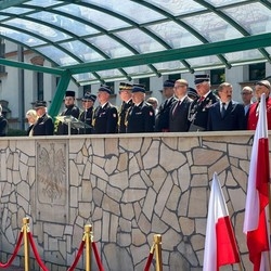 Śląski Komendant PSP na uroczystości Dnia Strażaka w Centralnej Szkole PSP