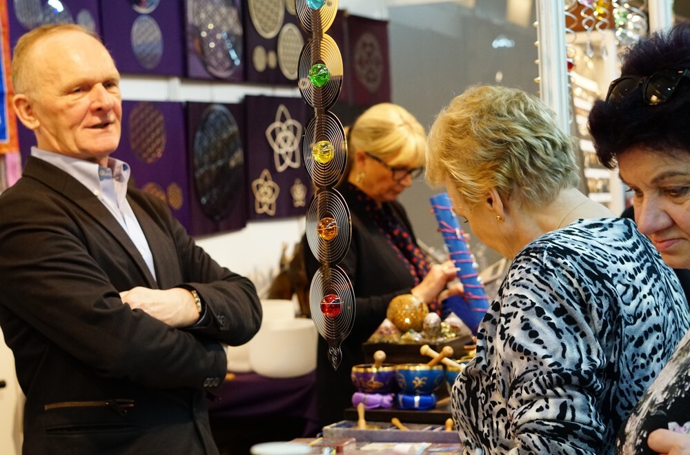 W trakcie Targów Bliżej Zdrowia, Bliżej Natury porad udzielali wykwalifikowani radiesteci.