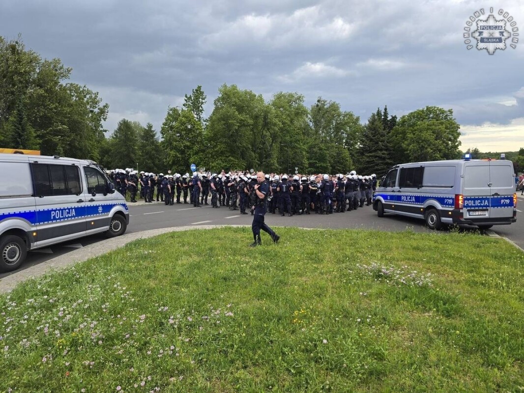 Bezpieczny mecz na Stadionie Śląskim. Policja zadbała o spokojną atmosferę!
