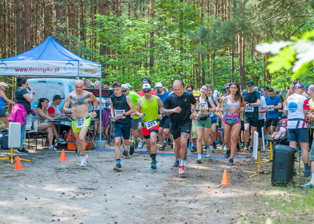 Około 300 osób pojawiło się dziś na trasie Panewnickiego Dzikiego Biegu. Edycja lipcowa okazała się bardzo udana.