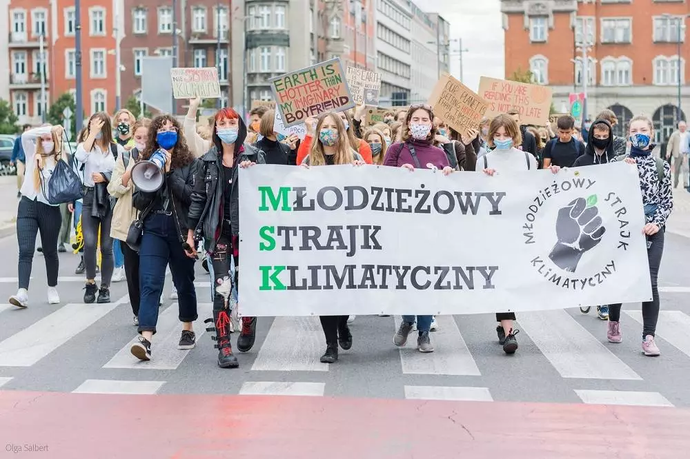 Dziś ulicami Katowic przejdzie kolejny strajk klimatyczny / fot. FB Młodzieżowy Strajk Klimatyczny Katowice