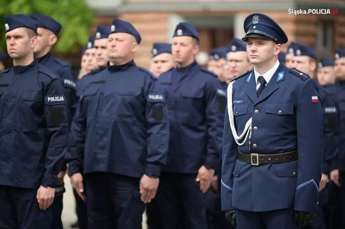 Ślubowanie nowych policjantów / fot. Policja Śląska