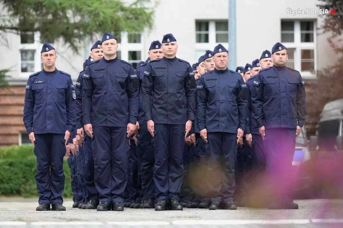 Ślubowanie nowych policjantów / fot. Policja Śląska