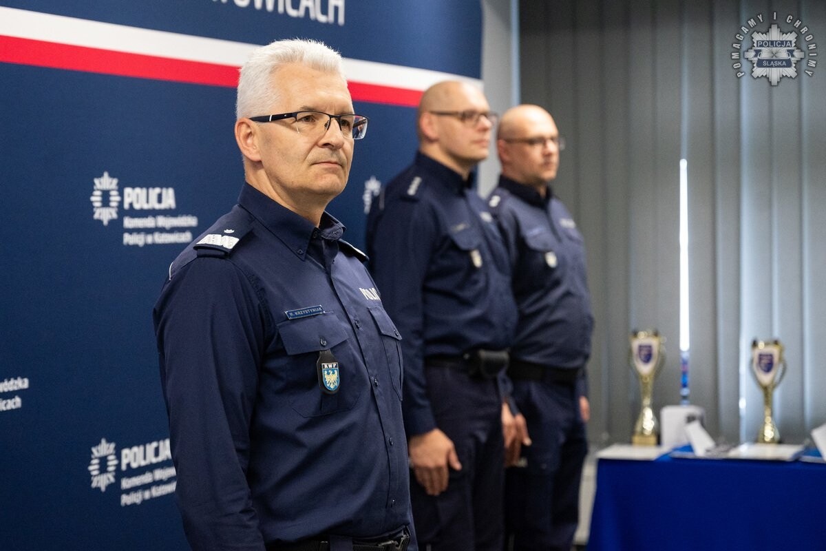Generał nagrodził najlepszych ratowników policyjnych w województwie śląskim
