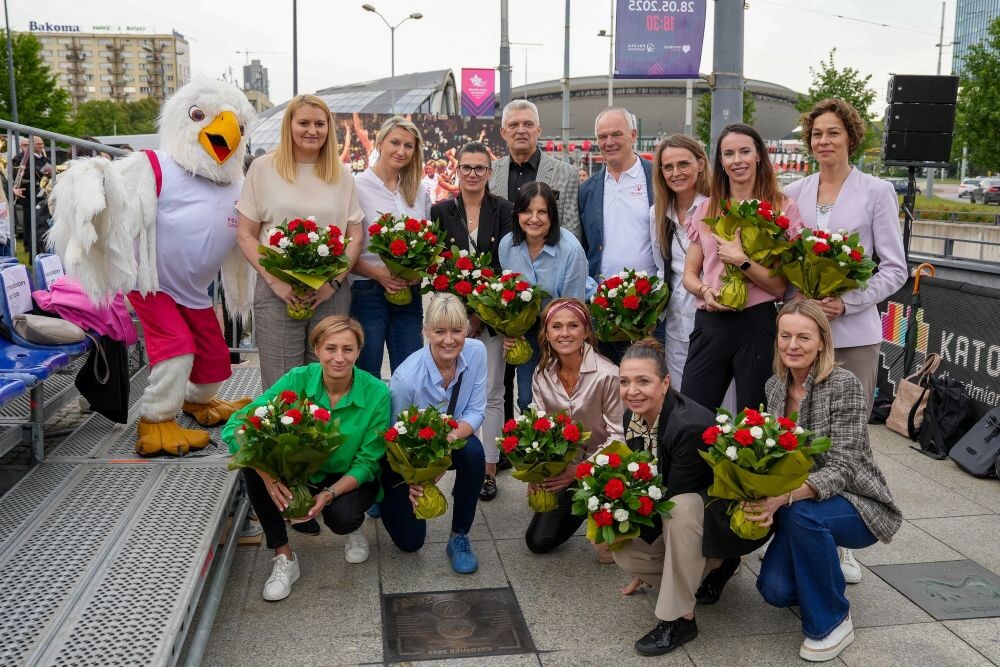 Katowice uhonorowały siatkarskie legendy. Aleja Gwiazd rośnie w siłę