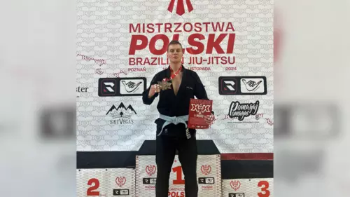 Katowicki policjant na podium XX Mistrzostw Polski w Jiu-Jitsu