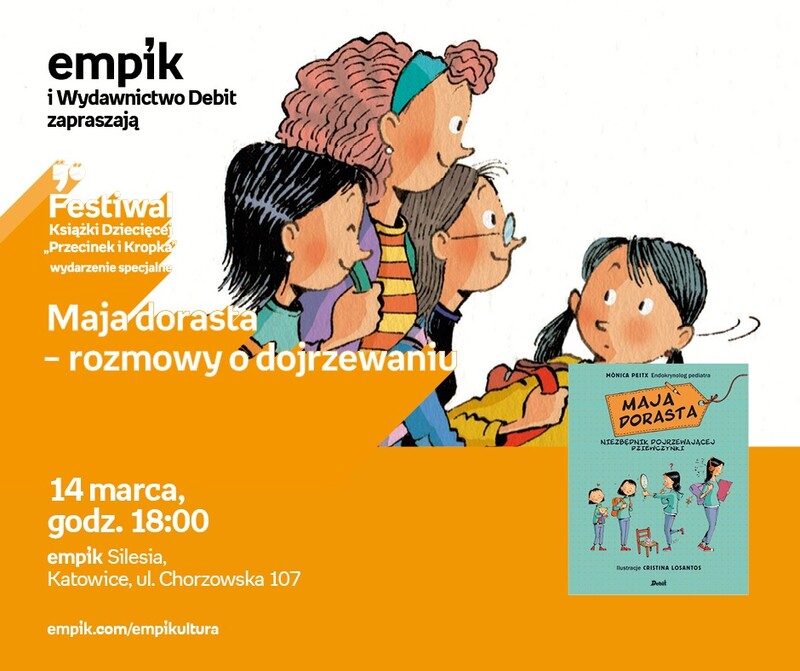 "Maja dorasta" - rozmowy o dojrzewaniu