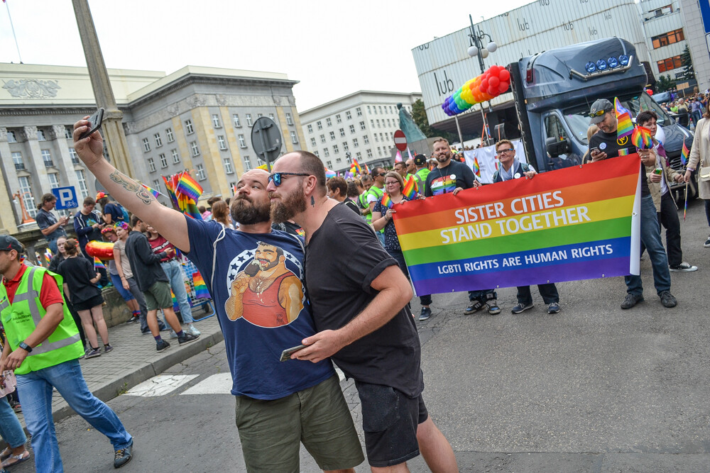 Selfie przed marszem - obowiązkowo!