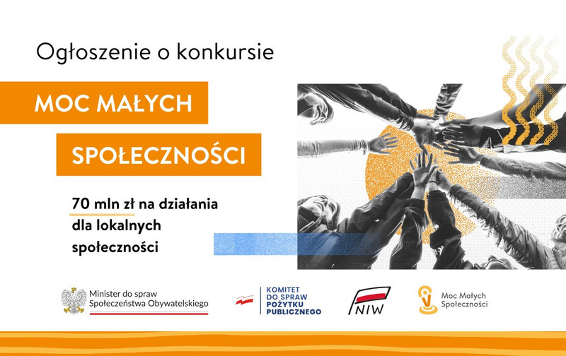 „Moc Małych Społeczności”. Wsparcie dla organizacji z małych miast i wsi