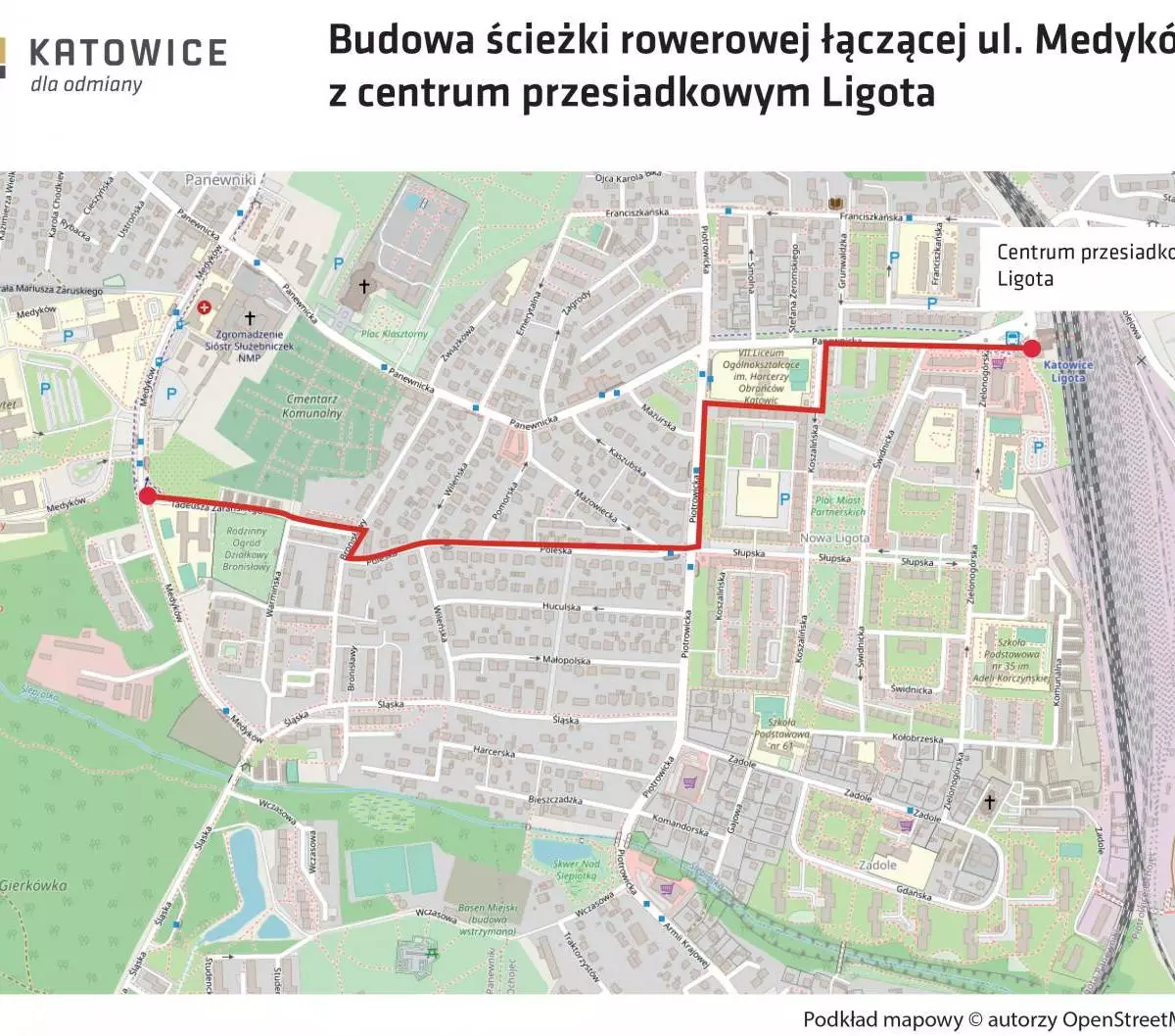 Nowe drogi rowerowe w Katowicach!