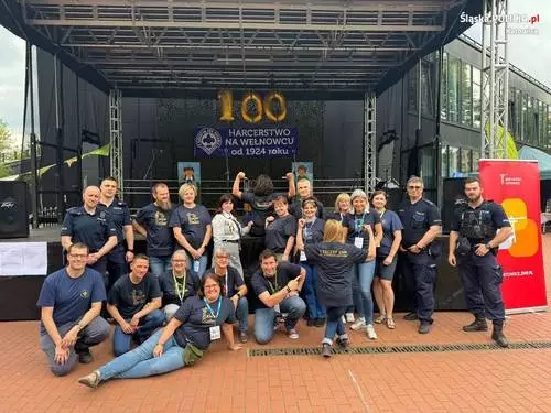 Policjanci świętowali 100-lecie harcerstwa w Wełnowcu!