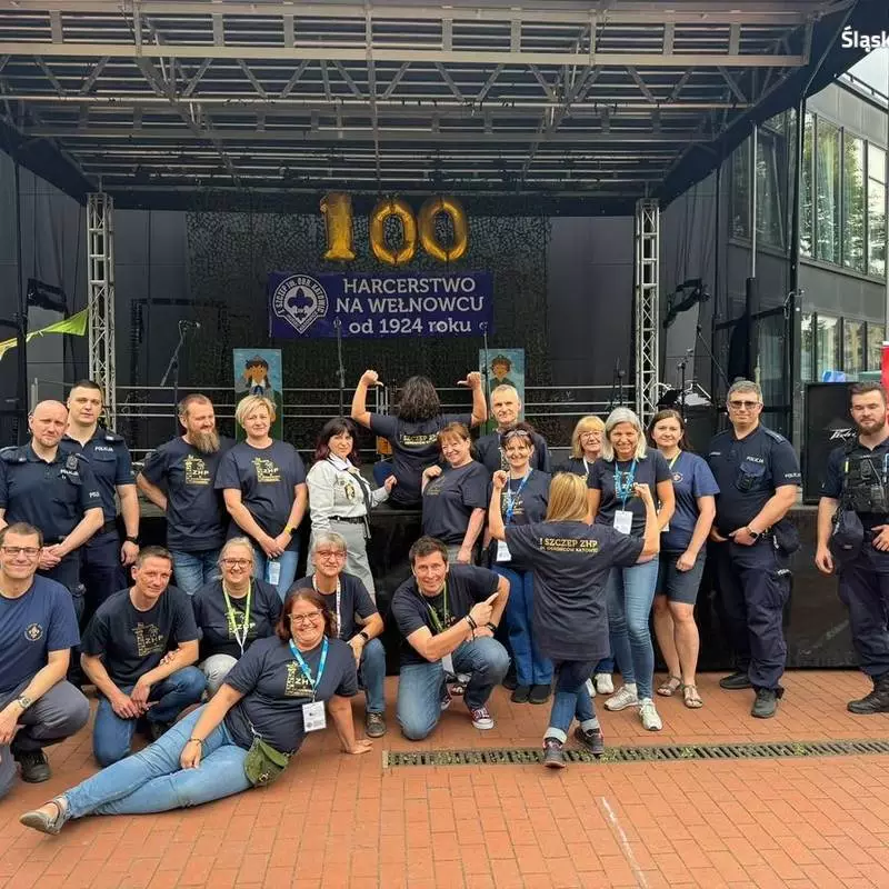 Policjanci świętowali 100-lecie harcerstwa w Wełnowcu!