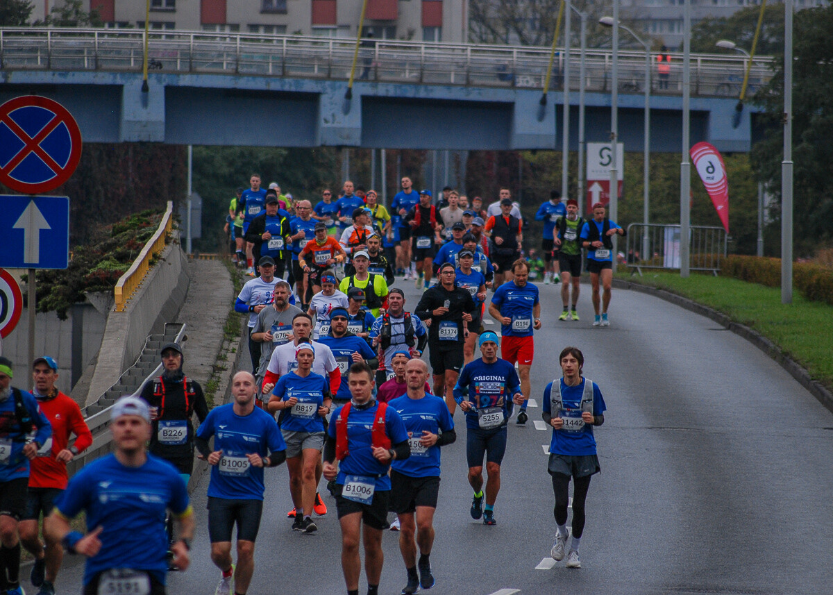 Ogromny tłum na trasie maratonu przemierza właśnie śląskie miasta. Chorzów, Katowice, Mysłowice i Siemianowice Śląskie opanowali tymczasowo biegacze. Mamy ich na zdjęciach!