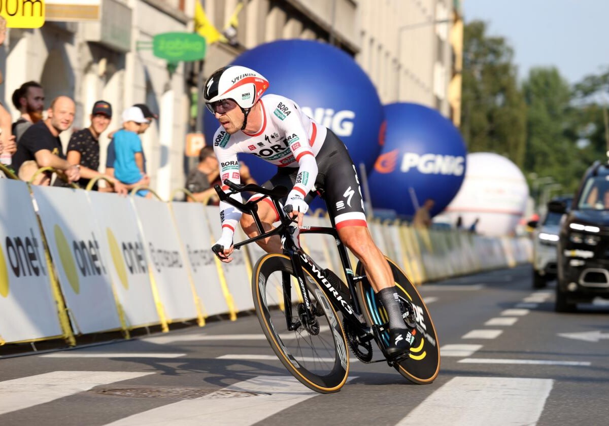 Remi Cavagna (Deceuninck – Quick Step) wygrał szósty etap 78. Tour de Pologne – jazdę indywidualną na czas w Katowicach / fot. Tour de Pologne