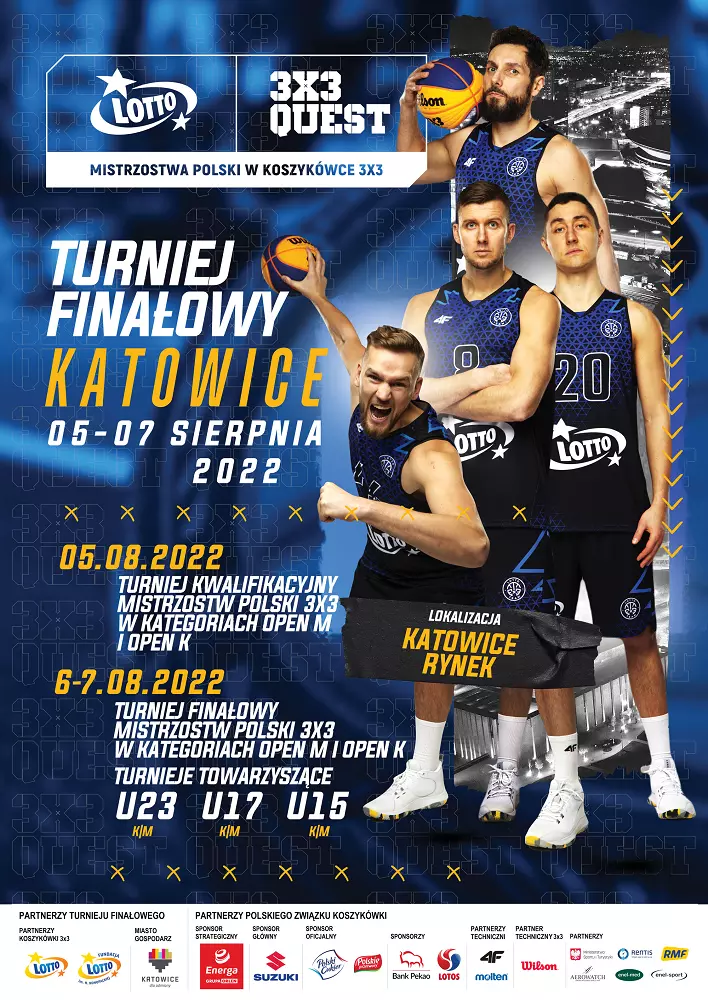 Turniej Fina&#322;owy Mistrzostw Polski 3x3 w Katowicach!
