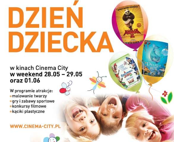W Dzień Dziecka baw się w Cinema City!