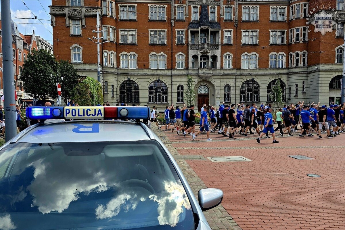 Zabezpieczenia policji podczas sobotnich wydarzeń w Katowicach