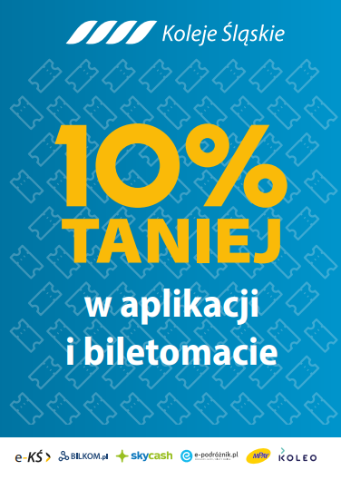 Zmiana cen biletów Kolei Śląskich. Bilety elektroniczne kupimy taniej o prawie 10 procent! / fot. KŚ